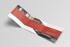 Square Trifold Brochure Mockup Product Image 9