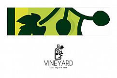 Vineyard - Grape Wine Bottle Stock Logo Template for Farming &amp; Productionr Product Image 3