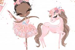 Ballerina Clipart, Swan Pony Product Image 5