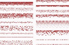 Valentine Glitter Borders PNG Overlays - Glitter ClipArt Product Image 4
