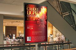 Christmas Candle Light Flyer Poster Template Product Image 6