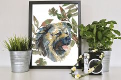 Shepherd dogs watercolor set Product Image 5