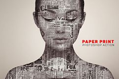 Paper Print Photoshop Action Product Image 3
