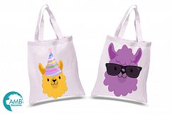 Create your own LLama, DIY Llama Funny Faces clipart, graphics, illustrations, AMB-2376 Product Image 2