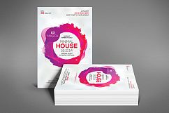 Electro Minimal House Party Flyer Template Product Image 4