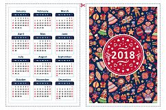 2018. Calendar template Product Image 1