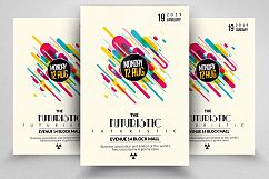 Futuristic Flyer Template Product Image 1