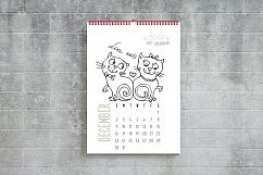 Coloring book calendar 2018 Product Image 3
