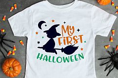 My First Halloween SVG DXF Cutting Files, Halloween SVG Product Image 2