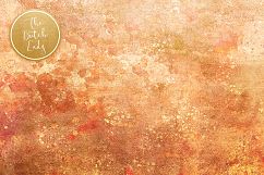 Copper &amp; Rose Gold Textures Scrapbook Paper Product Image 4