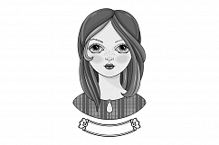 Girl. Avatar. Readhead.  Product Image 2