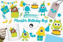 Monster Birthday Boys graphics and illustrations Product Image 1