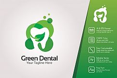 Green Dental Logo Template Product Image 1