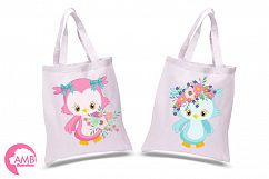 Enchanted Owls cliparts, graphics illustrations AMB-1392 Product Image 2