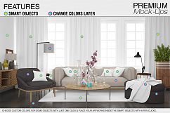 Pillows Curtains &amp; Carpet Set Product Image 6