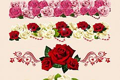 Rose Borders Clipart Product Image 1