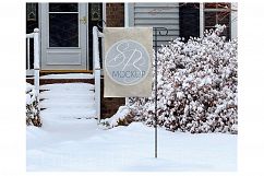 Winter Garden Flag Mockup Product Image 2