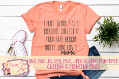 Dusty Junk Lovin' Mama SVG, DXF, AI, EPS, PNG, JPEG Product Image 1
