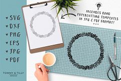 Wreath No.8 - SVG DXF PNG EPS JPG PDF Cutting File Product Image 4