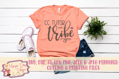 CC Tutor Tribe SVG, DXF, AI, EPS, PNG, JPEG Product Image 1