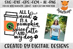 Pumpkin Spice SVG - png - eps - dxf - ai - fcm - Product Image 1