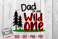 Dad of the Wild One SVG Product Image 1