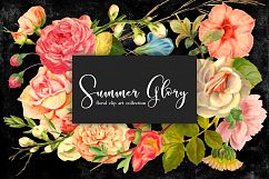 Floral Clip Art - Summer Glory Product Image 1