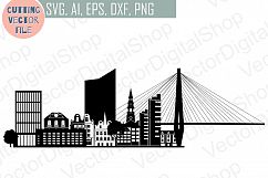 Charleston Skyline Vector, South Carolina USA city, SVG, JPG, PNG, DWG, CDR, EPS, AI Product Image 1