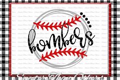 Baseball SVG, Softball Svg, Bombers svg, Bombers Baseball sv Product Image 1