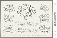 Bridal Party - Wedding Party UK/CA/AU spelling - SET of 11 Product Image 1