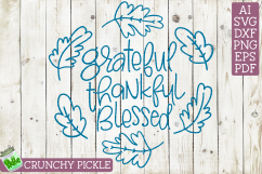 Grateful Thankful Blessed Svg Product Image 2