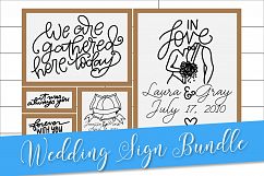 Wedding Mini Bundle - Personalize A Wedding Sign! Product Image 1