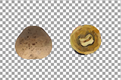 Nuts clip art pack, Watercolor nuts chart, food print Product Image 16