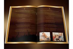 Sunset Funeral Program Photoshop Template Product Image 4