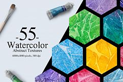 55 Watercolor Abstract Textures Product Image 1