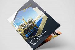 Half Fold Oil and Gas Brochure Template Product Image 1