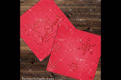 16 Red Glitter Christmas Printable Digital Papers 12 x 12 in Product Image 8