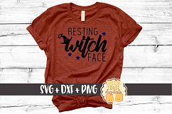 Resting Witch Face - Halloween SVG File Product Image 1