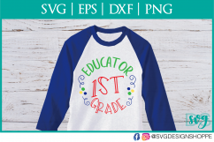 Educator SVG, Teacher, Teacher SVG, School svg Product Image 1