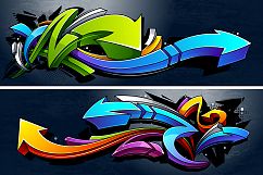 Graffiti Vector Arrows Product Image 3