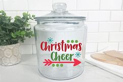 Christmas Cheer - Christmas SVG Cut File - DXF PNG EPS JPG Product Image 7