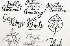 AUTUMN FESTIVAL – watercolor, doodle, lettering, brushes Product Image 3