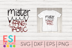 Halloween SVG | Mister FangTastic| SVG, DXF, EPS, PNG Product Image 1