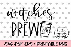 Witches Brew Halloween Fall SVG DXF SVG DXF EPS Product Image 1