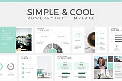 Simple &amp; Cool PowerPoint Template Product Image 1