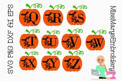 Bat Swirl Pumpkin Letters SVG Cutting File PNG DXF AI EPS Product Image 3