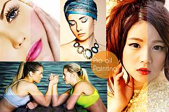 Oil Painting Photo Art Action v.3 Product Image 6