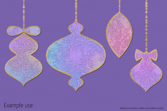 Mermaid Glitter Textures Product Image 9