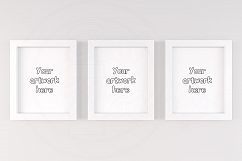 Three poster frame mockup 8x10 inch Product Image 1