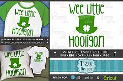 Wee Little Hooligan SVG File - Kids St. Patricks Day - 1071 Product Image 1